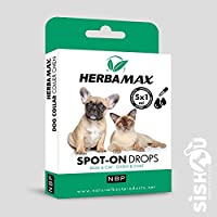 Natural Best Products herbamax Spot-on Drops-pipetas Perro Gato 5 x 1ml